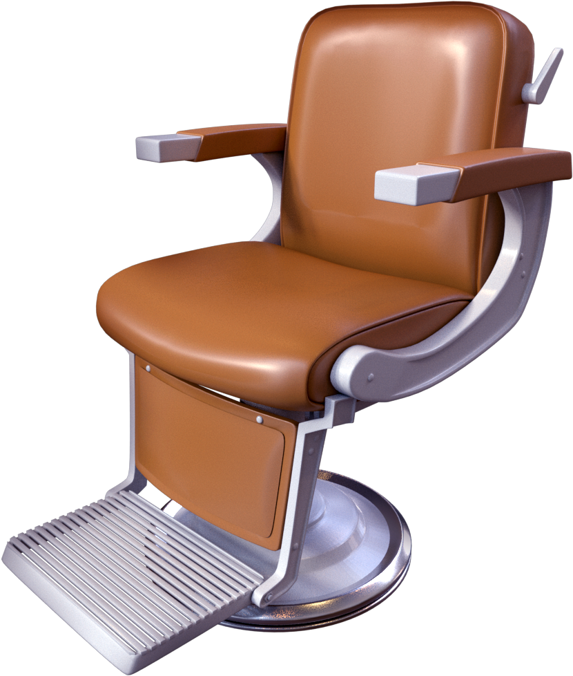 Barber Chair (1000x1000), Png Download