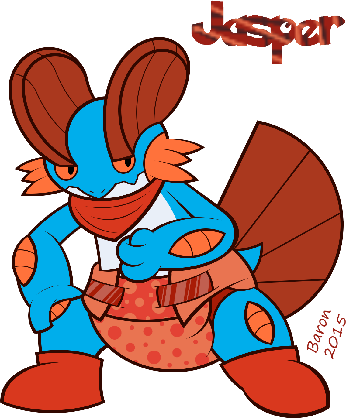 Jasper By Elektro - Swampert Diaper (1200x1500), Png Download