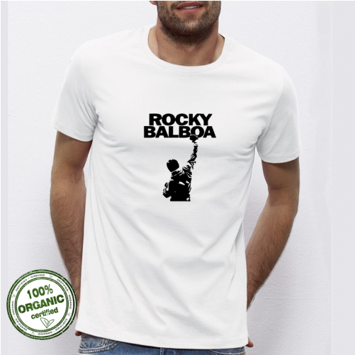 Muška Majica Rocky Balboa - Rocky Balboa (1000x500), Png Download