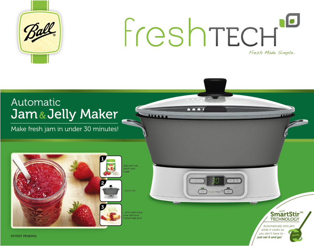 Ball Jam And Jelly Maker Info - Ball Freshtech (1000x1000), Png Download
