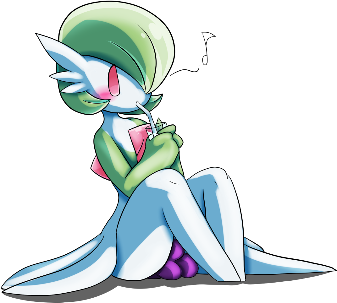 Malk - Gardevoir Sitting (1300x1300), Png Download