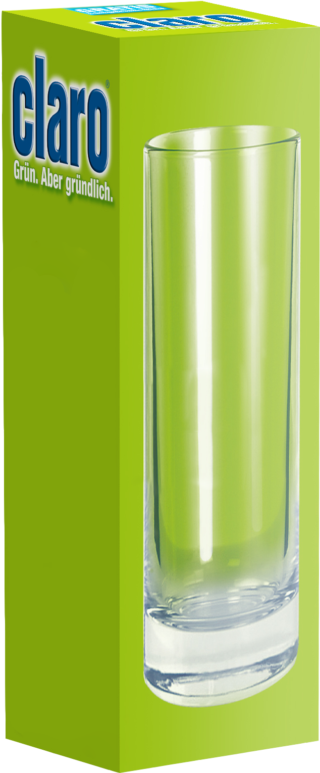 Claro Glass - Water Bottle (1588x1588), Png Download