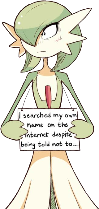 Gardevoir - Grown Up Youngster Joey (500x708), Png Download