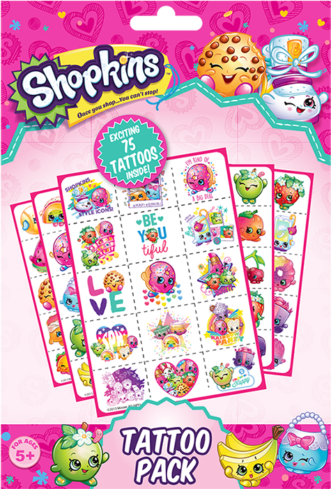 Tiri Tiri Shopkins Tattoo Pack - Shopkins (700x700), Png Download