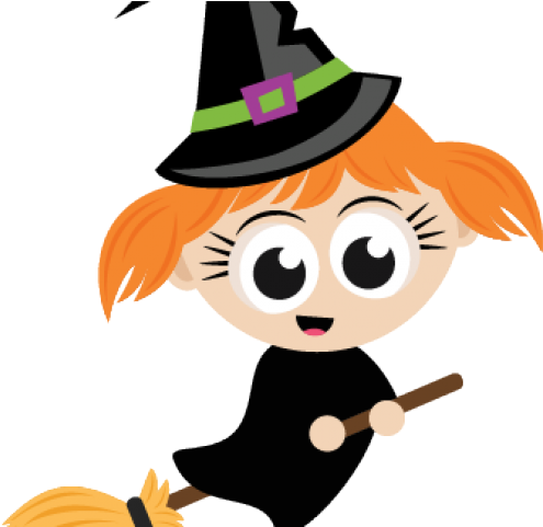 Witch Cute Clipart Free (640x480), Png Download