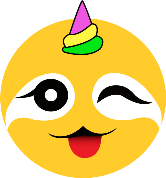 2 Tongue Out Winking Eye - Smiley (591x591), Png Download