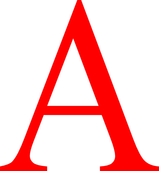 Alpha Clip Art At Clkercom Vector Online Royalty Free (558x600), Png Download