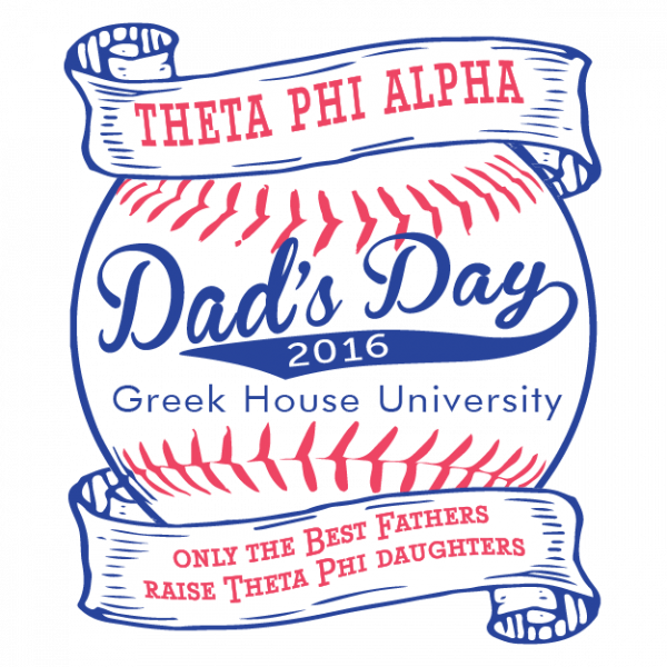 Theta Phi Alpha - Softball (600x600), Png Download