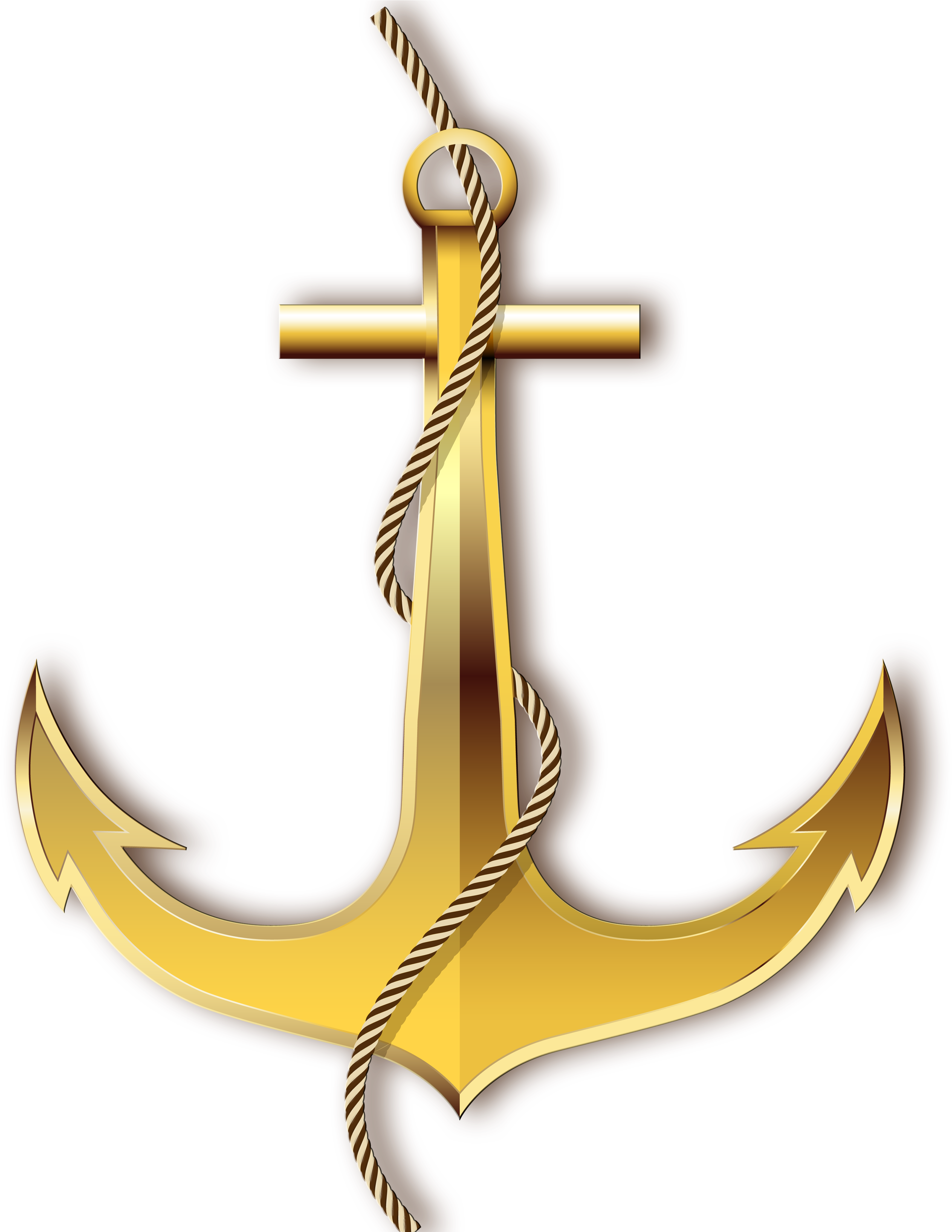 Picture Black And White Library Art Anchors Transprent (3479x4501), Png Download