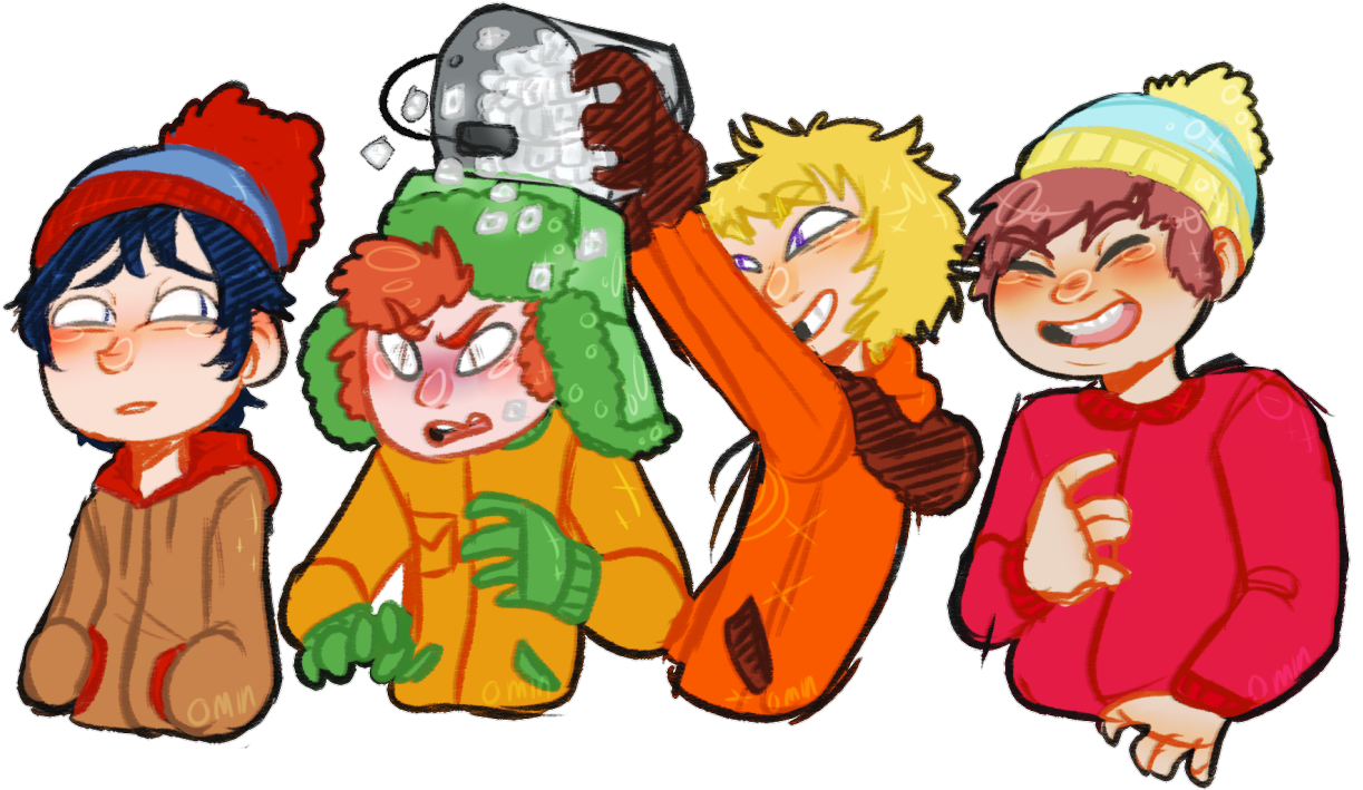 1280 X 733 6 - Kenny And Cartman (1280x733), Png Download