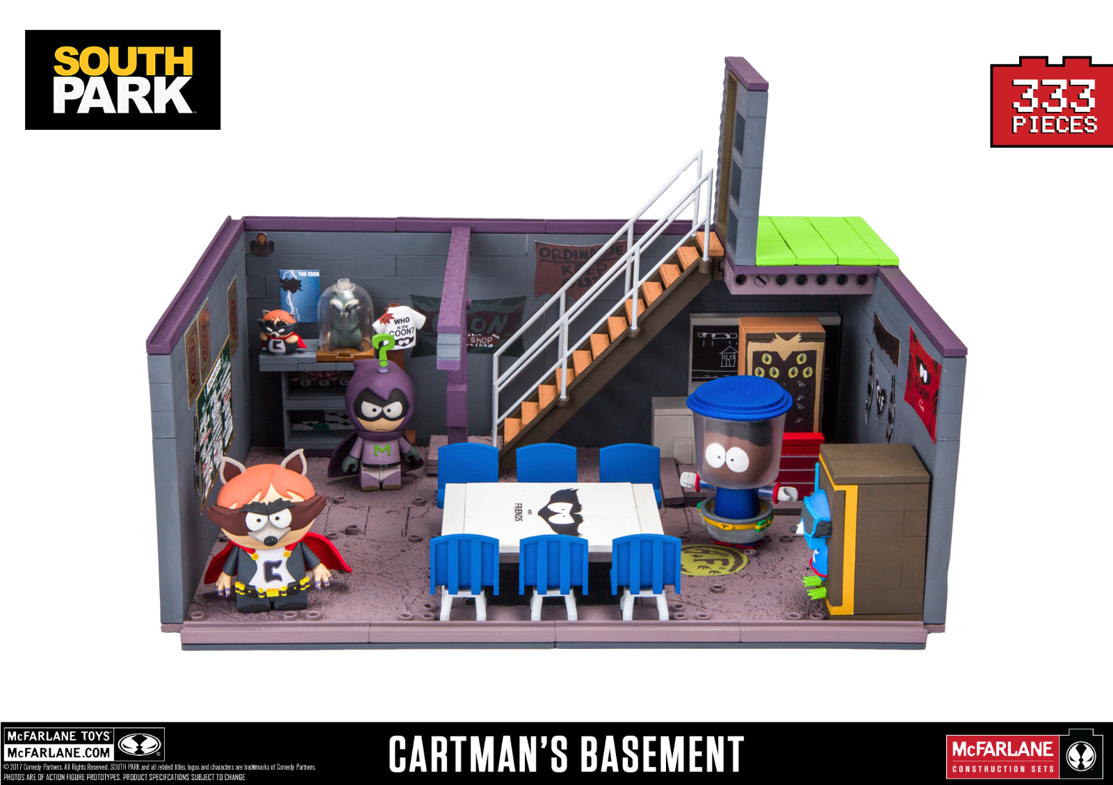 South Park Cartman's Basement Deluxe Construction Set - Mcfarlane Toys South Park (1600x1600), Png Download