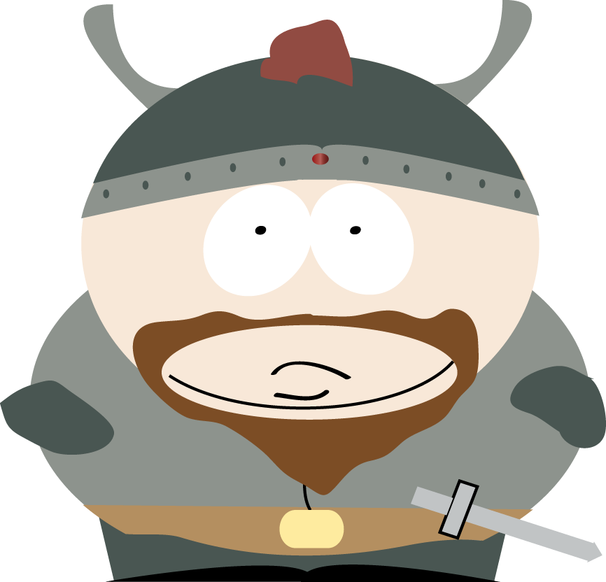 Cartman-viking - Cartman Viking (866x832), Png Download