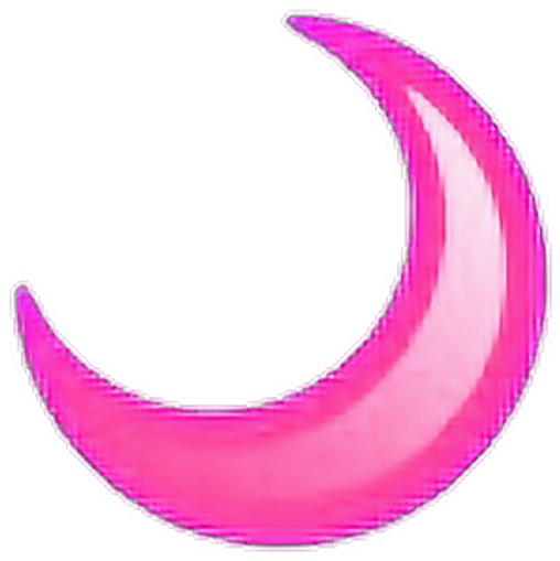 Transparent Tumblr Pink Moon Bynisha Emoji Pastel Tumblr - Emoji Pink Tumblr Transparent (1024x1024), Png Download
