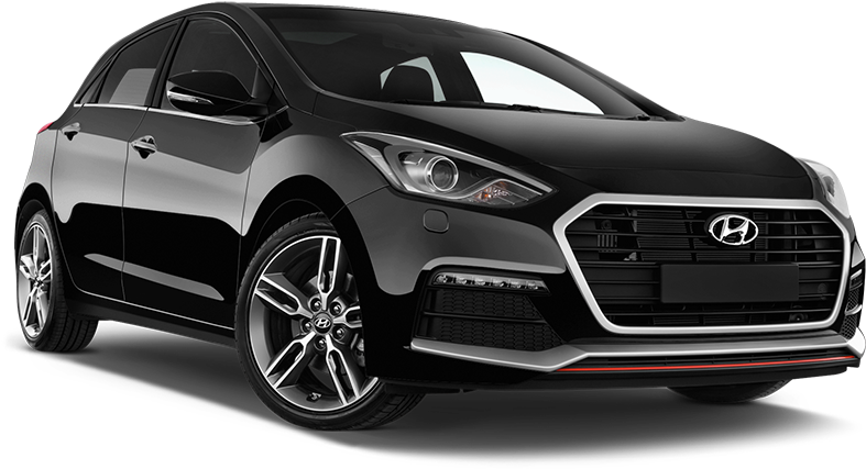 Hyundai I30 Company Car Front View - Audi Q2 Sport Black (800x531), Png Download