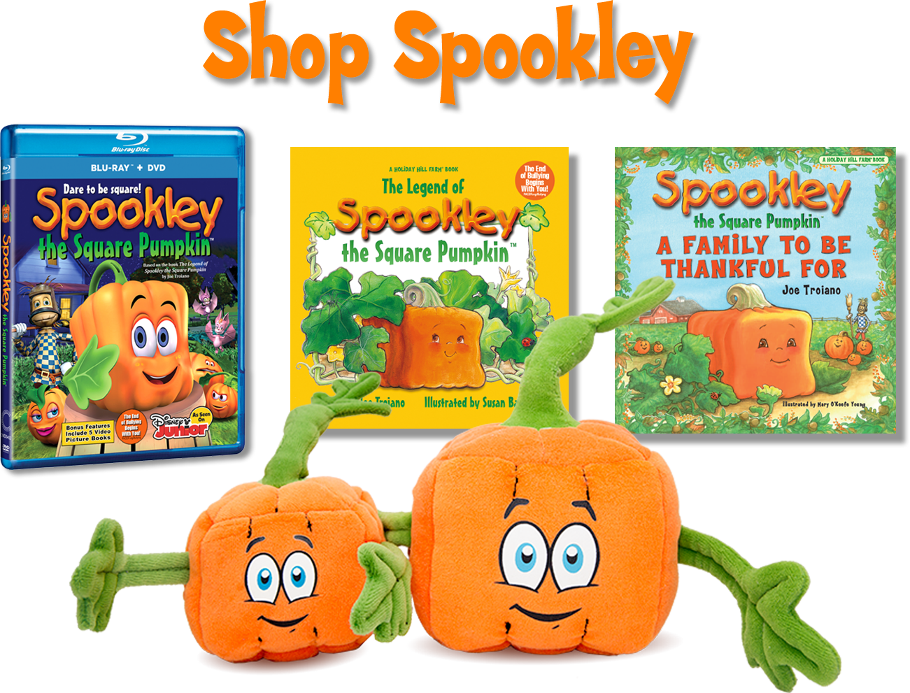 1 - Spookley The Square Pumpkin Book (1301x991), Png Download