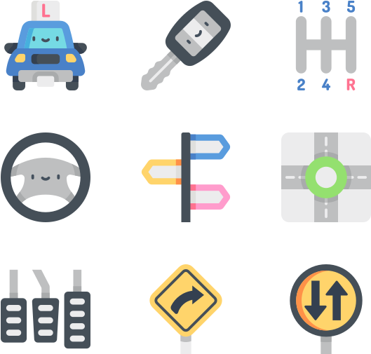 Driving School - Graphic Design (600x564), Png Download