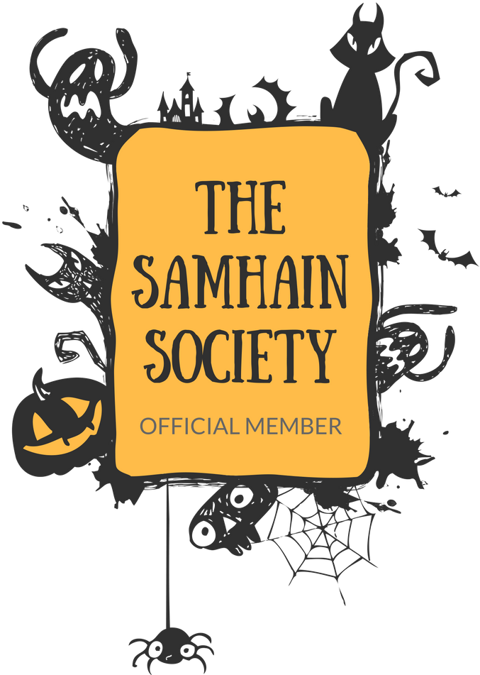 Macabre Member Of The Samhain Society - Halloween Frame Vector (850x950), Png Download