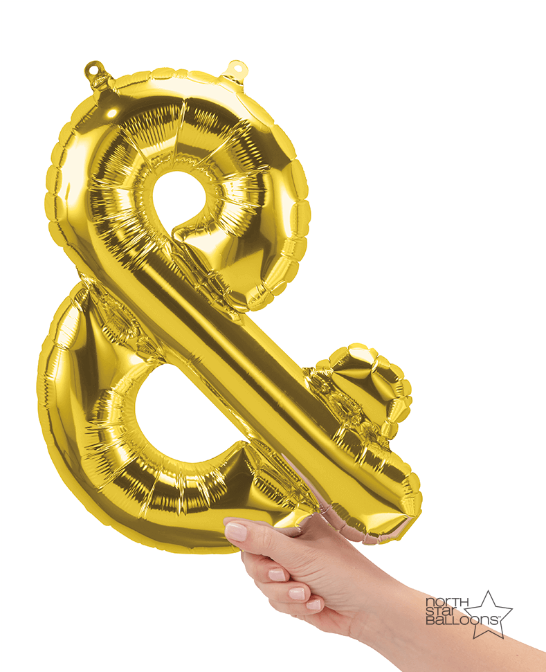 Gold 16" Foil Balloon - Balony Foliowe Znak End (1000x1000), Png Download