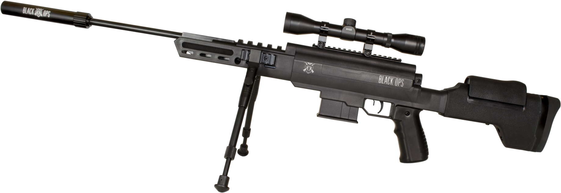 #blackops #tacticalsniper #airrifle #pelletgun #powerpiston - Sniper Air Rifle Uk (2048x711), Png Download
