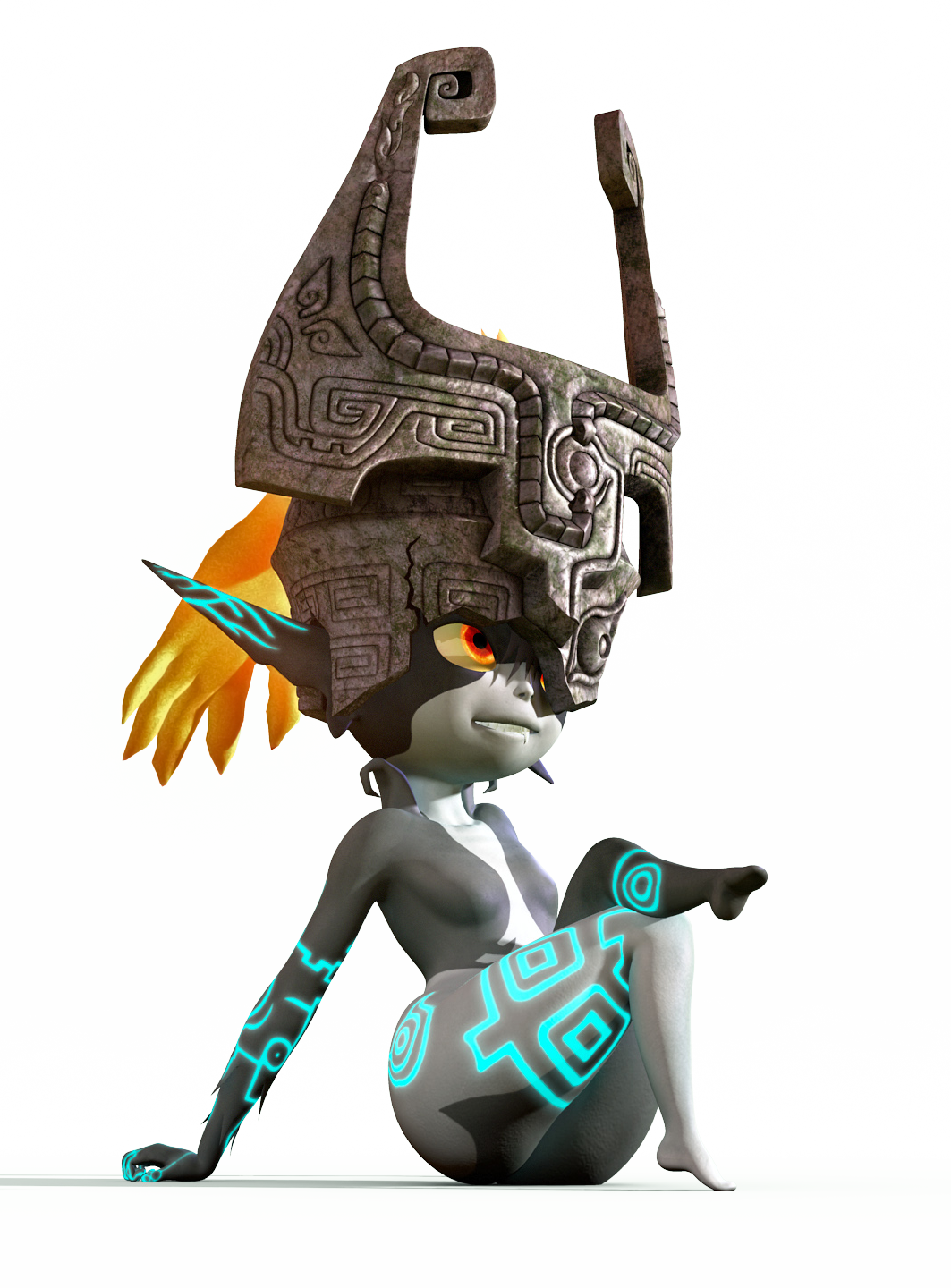 Monster Midna Render Tp - Action Figure (1063x1440), Png Download