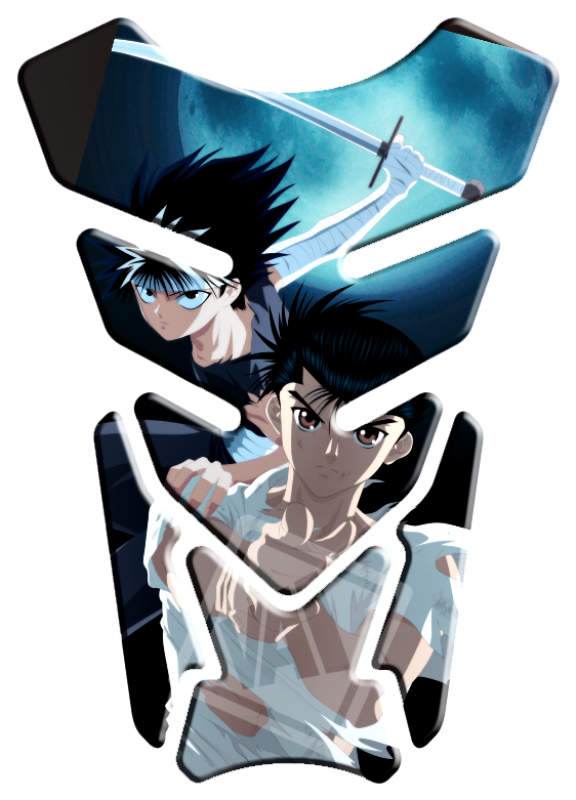 Adesivo Protetor De Tanque Yu Yu Hakusho - Adesivos Homem De Ferro (800x800), Png Download