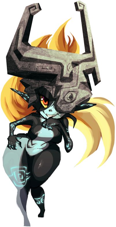 Midna - Illustration (540x877), Png Download