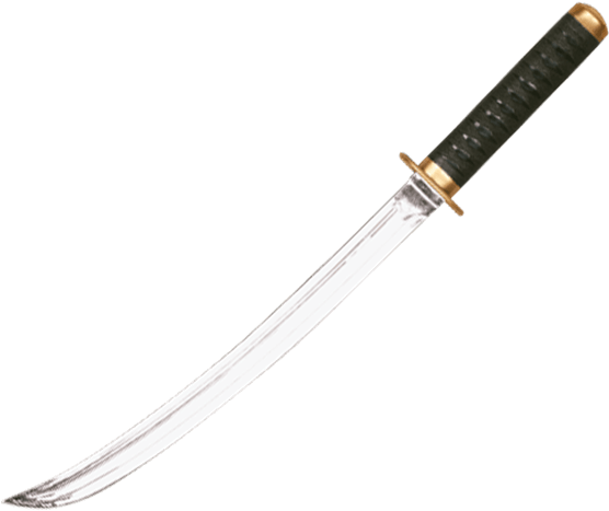 Sound Effect Ninja Sword - Transparent Background Katana Transparent (555x555), Png Download