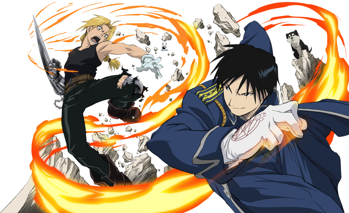 Fullmetal Alchemist Png - Full Metal Alchemist Mustang (1144x698), Png Download