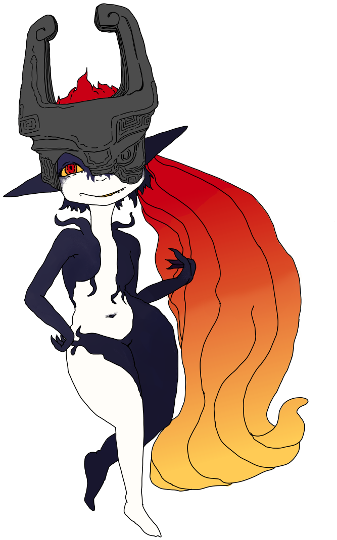 Imp Midna I Love Twilight Princess - Cartoon (1080x1253), Png Download