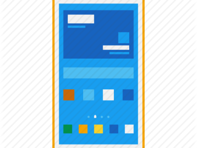Phone Icons Android - Mobile Phone (640x480), Png Download