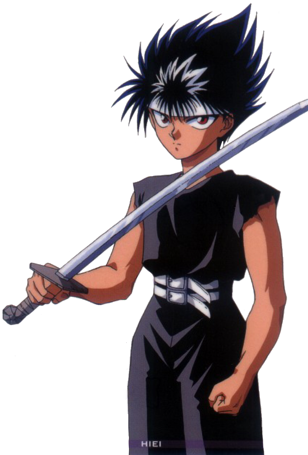 Report Abuse - Yu Yu Hakusho Personagens Hiei (1024x1510), Png Download