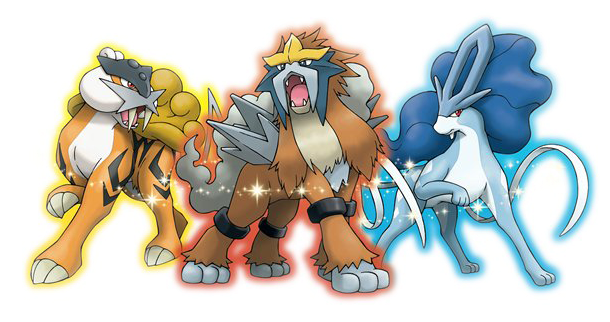 [closed] Official Legendary Tournament Round Two - Shiny Suicune Entei Raikou (800x800), Png Download