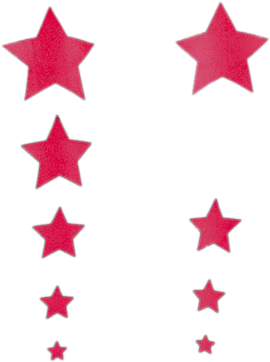 Magenta Glitter Stars - Moon With Clouds Logo (1000x1200), Png Download