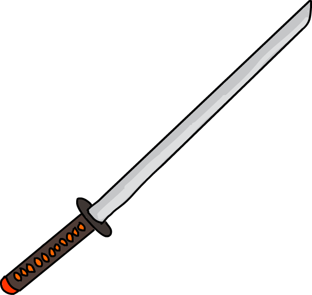 Powered By Sgteachers - Samurai Sword (639x605), Png Download