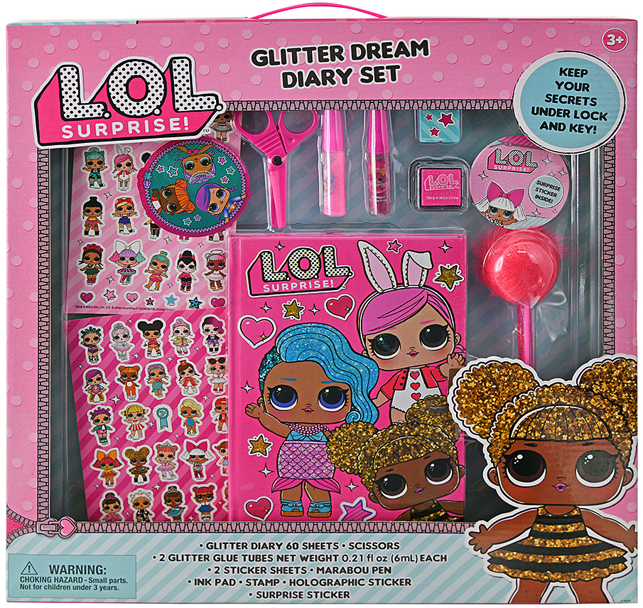 Lol! Glitter Dream Diary Set (1000x1201), Png Download