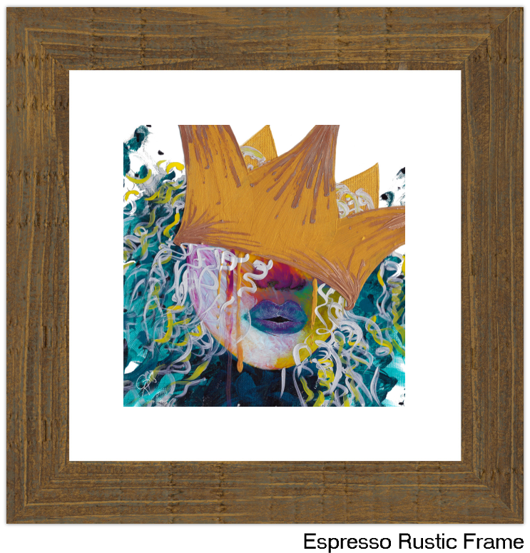 Espresso Rustic Frame - Picture Frame (864x864), Png Download