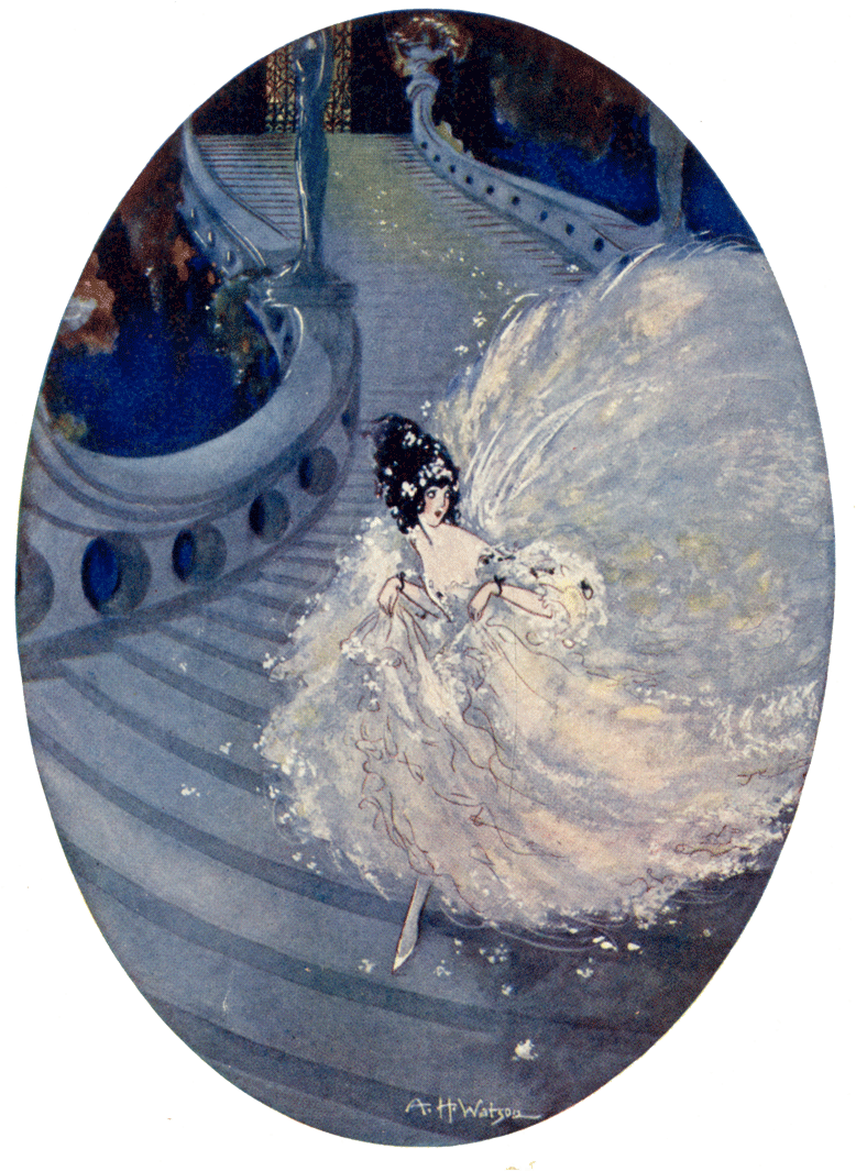 Cinderella By A H Watson - Fairy Tale Illustrations Cinderella (800x1084), Png Download