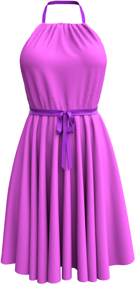 Marvelous Designer Spring Dress Pattern Garment File - Cocktail Dress (1000x1000), Png Download
