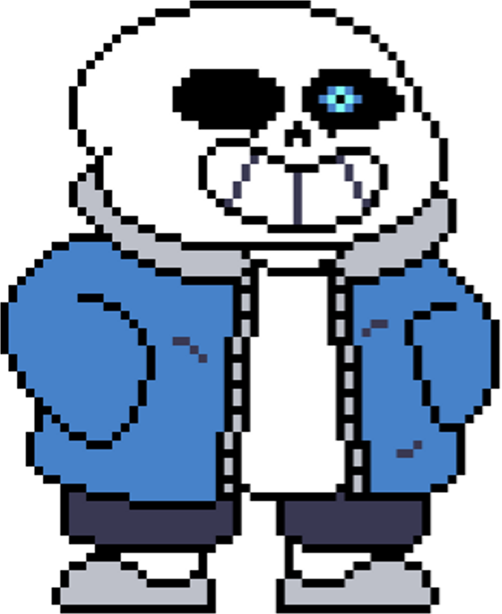 Underpants Sans Colered Sprite - Underpants Sans Sprite Colored (1024x1241), Png Download