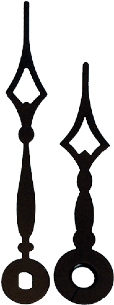 Free Png Download Clock Hands Png Images Background - Gold Clock Hands Png (480x1276), Png Download