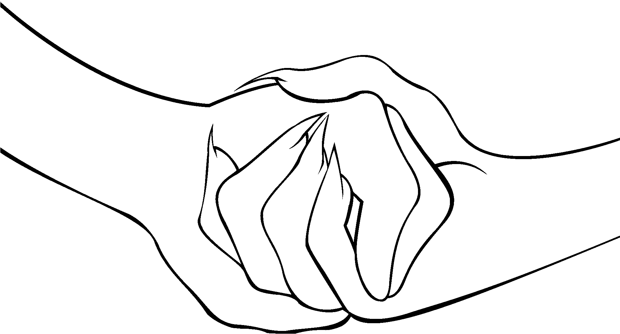 Holding Hands Png Photo - Drawing (2000x1500), Png Download