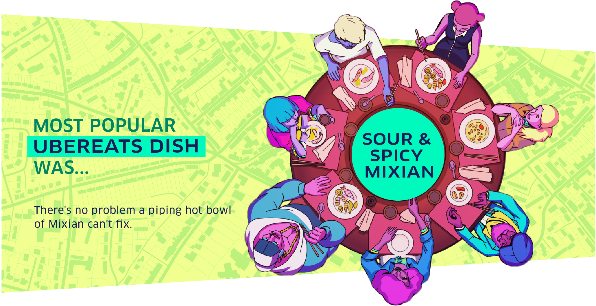 Meanwhile, Uber Eats Data Showed How Hongkongers Take - Circle (2160x1080), Png Download