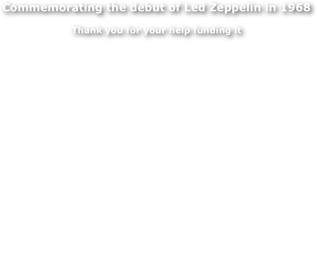 Commemorating The Debut Of Led Zeppelin In 1968 Thank - User (646x563), Png Download