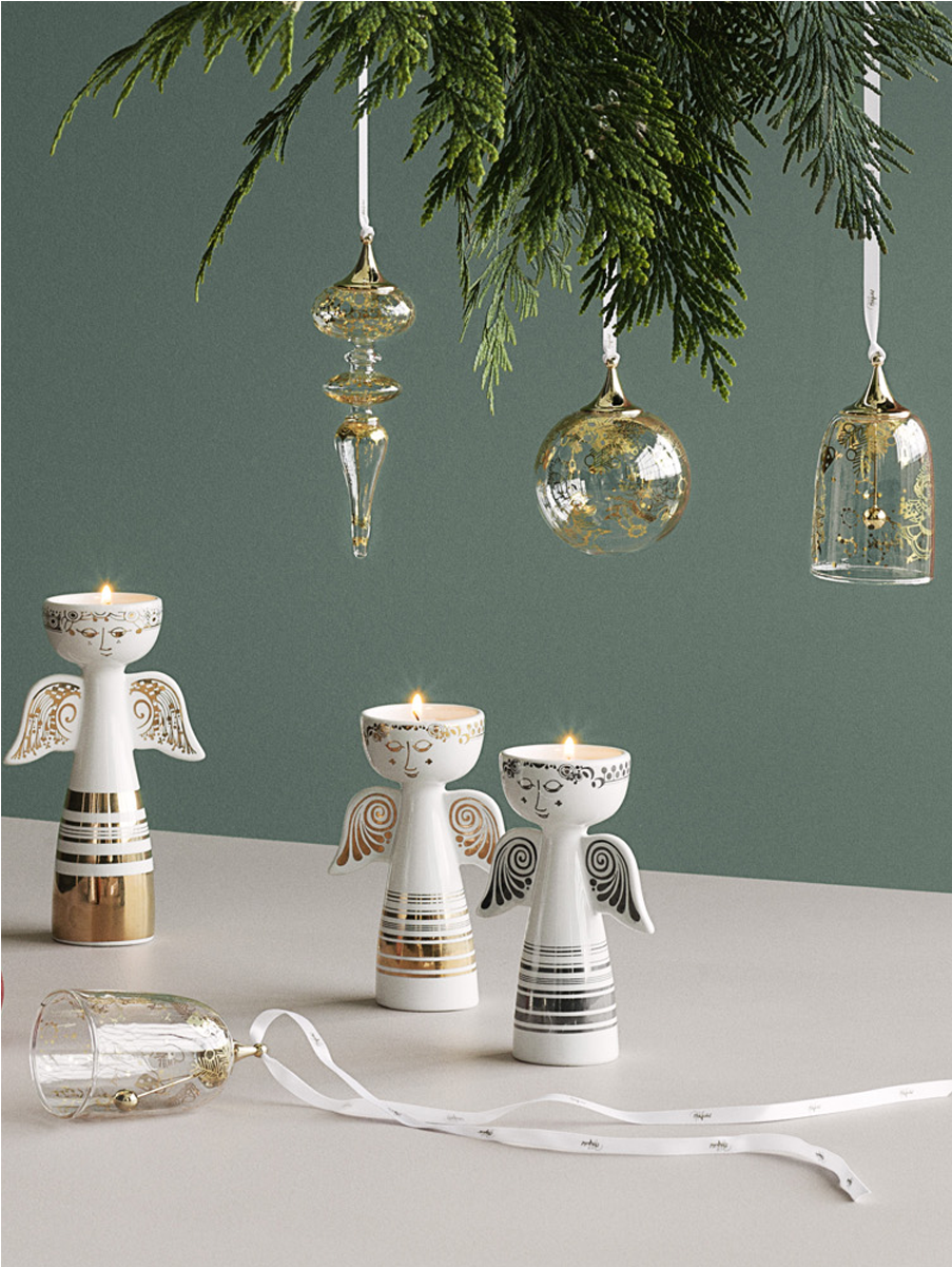 Wiinblad Christmas Icicle Gold H16 Bw Christmas - Bjorn Wiinblad Christmas (1200x1200), Png Download