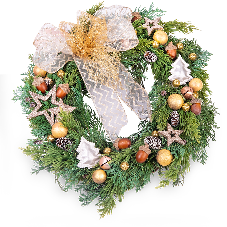 Improve Your Gift With Choosing Extras And Click On - Wreath (800x900), Png Download