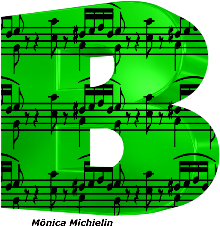 Alfabeto Notas Musicais E Fundo Verde Png - Music Notes Clip Art (801x801), Png Download