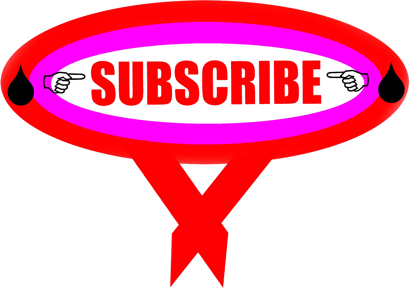 Youtube Subscribe Button Png (1600x1154), Png Download
