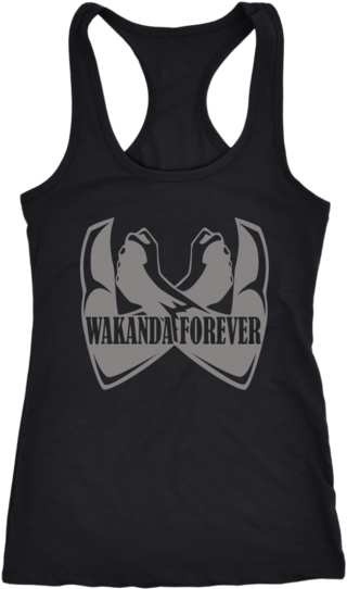 Wakanda Forever Arms Tank - March Girl (600x600), Png Download