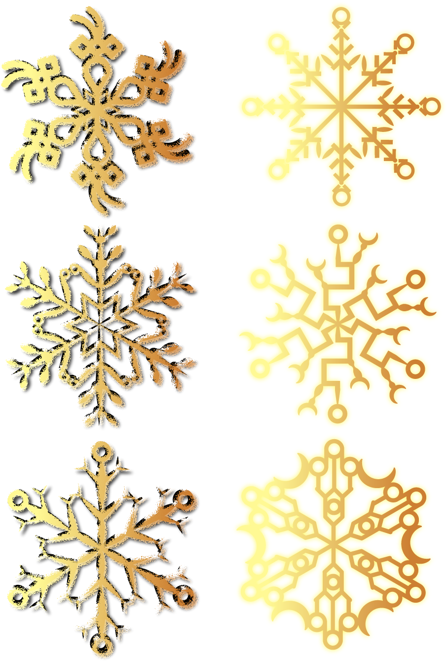 Snowflake Decorative Element Glow Commerce Png And - Motif (1024x1370), Png Download