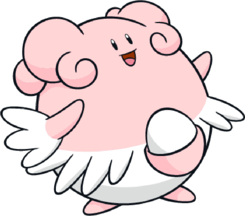 Colorpaint Sticker - Pokemon Gen 2 Blissey (1024x768), Png Download